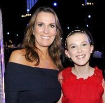 Kelly Brown with her daughter Millie Bobby Brown.